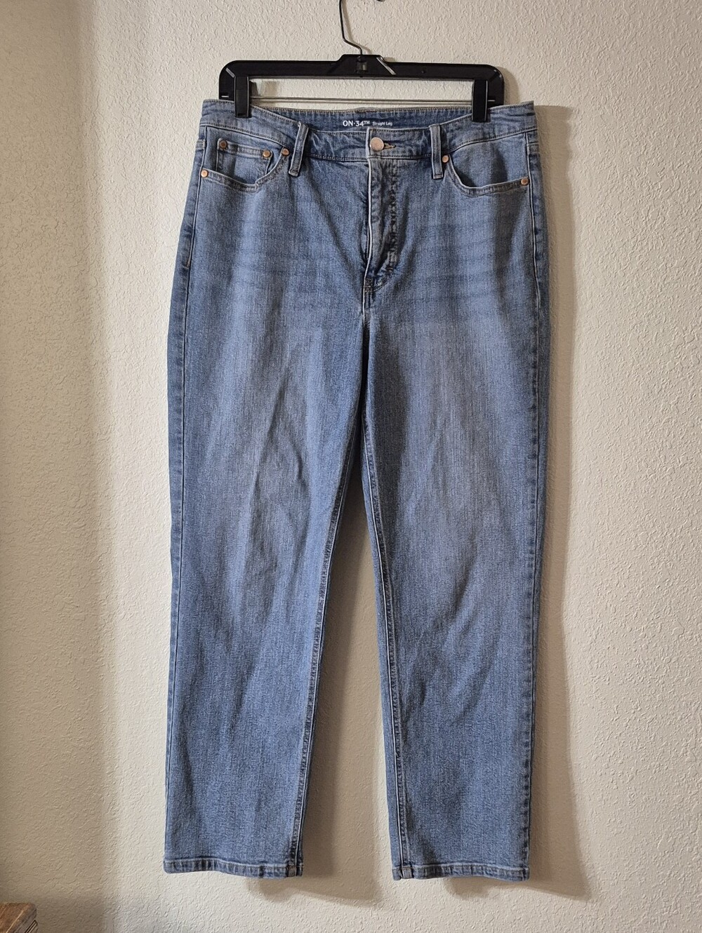 Light Blue Women's Straight Leg Jeans
